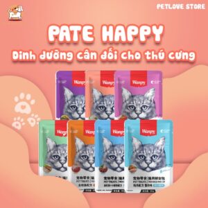 Pate Cho Mèo Pate WANPY Cho Mèo Bố Sung Dinh Dưỡng Gói 80g