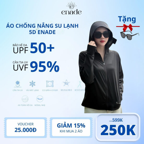 Áo Chống Nắng Su Lạnh 5D,Chống Nóng, Chống Tia UV UPF 50+